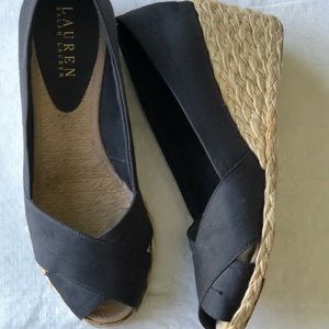 ❤️Ralph Lauren❤️ Black Espadrille Shoes